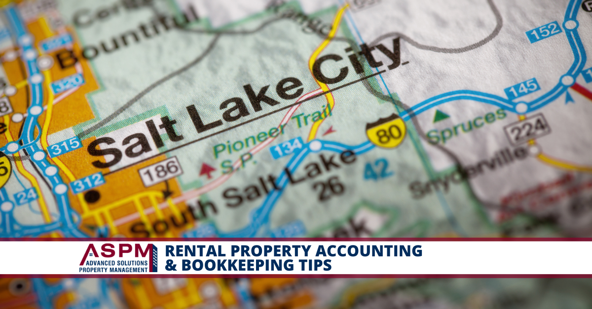 Utah Rental Property Accounting Bookkeeping Tips