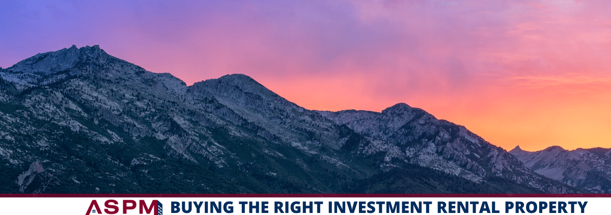 Buying The Right Investment Rental Property In Salt Lake- What You Should Know First