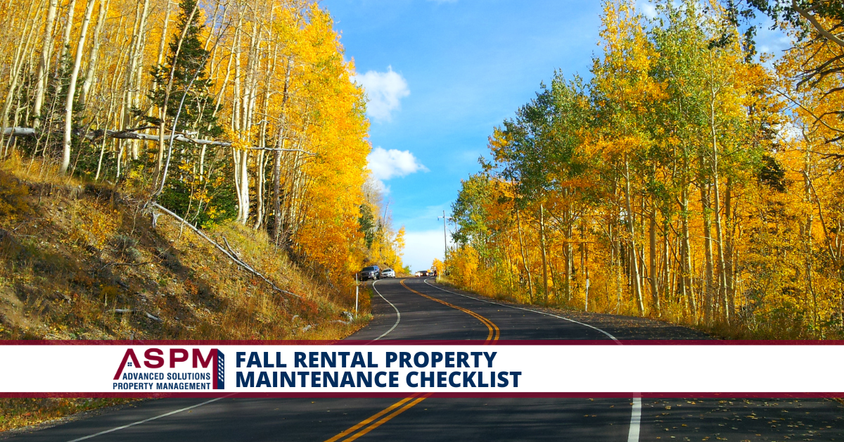 Fall Rental Property Maintenance Checklist Salt Lake City Utah