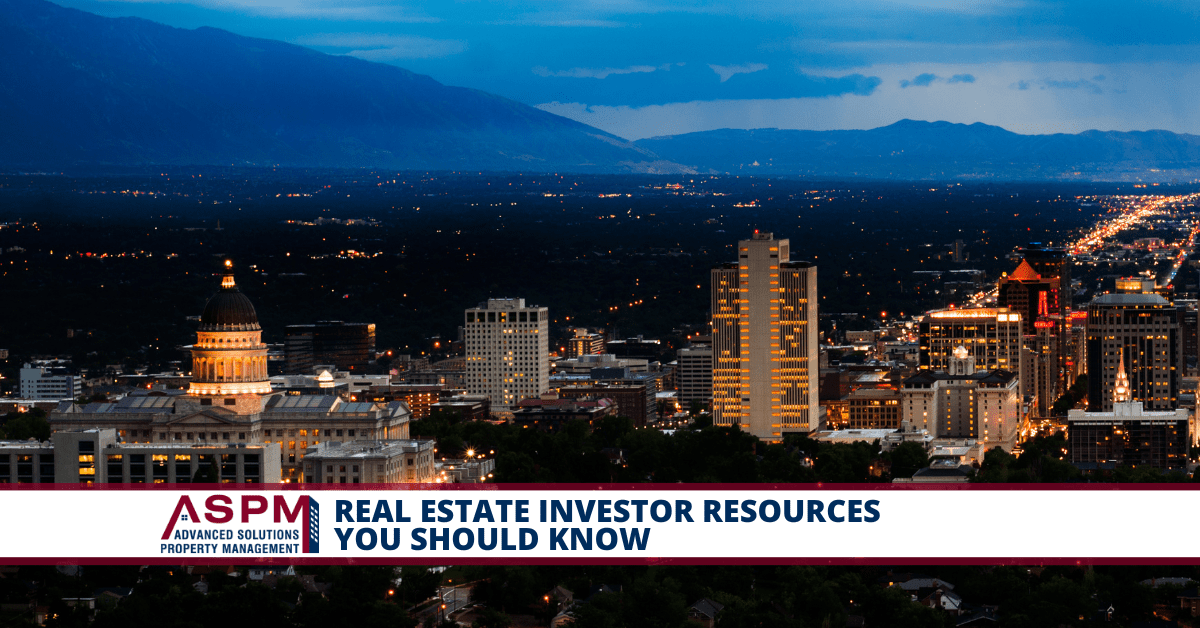 Salt Lake Utah Real Estate Investor Resources List