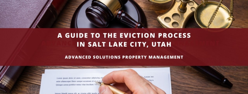 A Guide to the Eviction Process in Salt Lake City, Utah